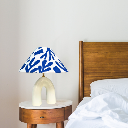Blue Corals- Ivory Byron Table lamp