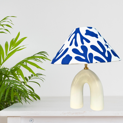 Blue Corals- Ivory Byron Table lamp