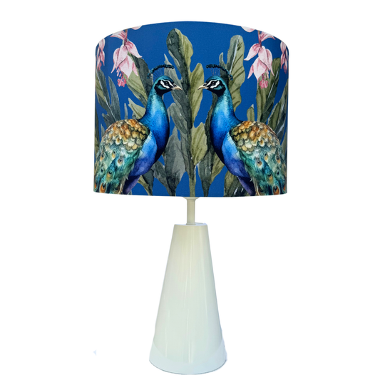 Peacock - Cone Ivory Table lamp