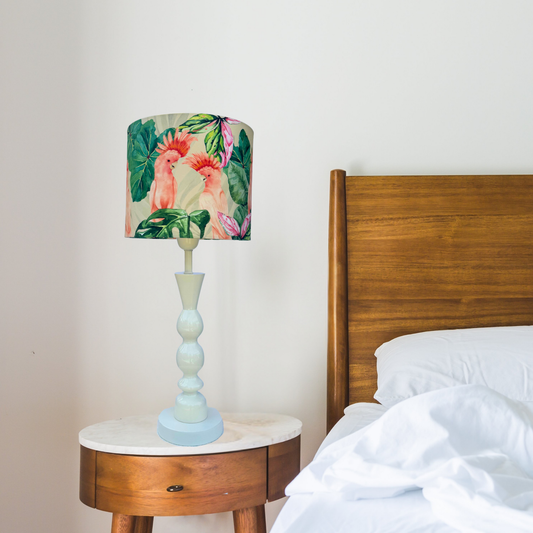 Pink Cockatoo - Brighton Ivory Table lamp