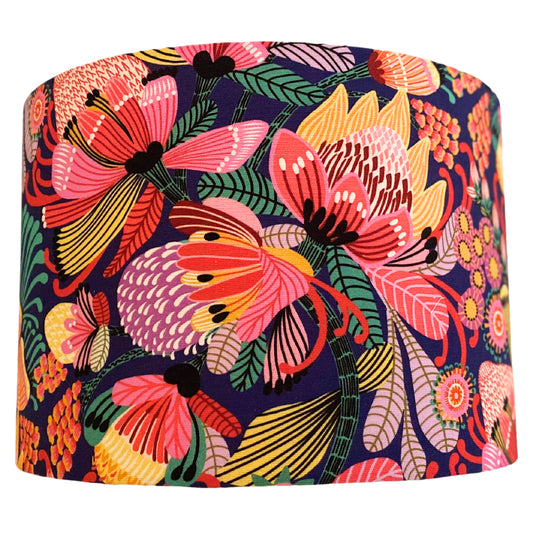 Wild Protea Blue lampshade