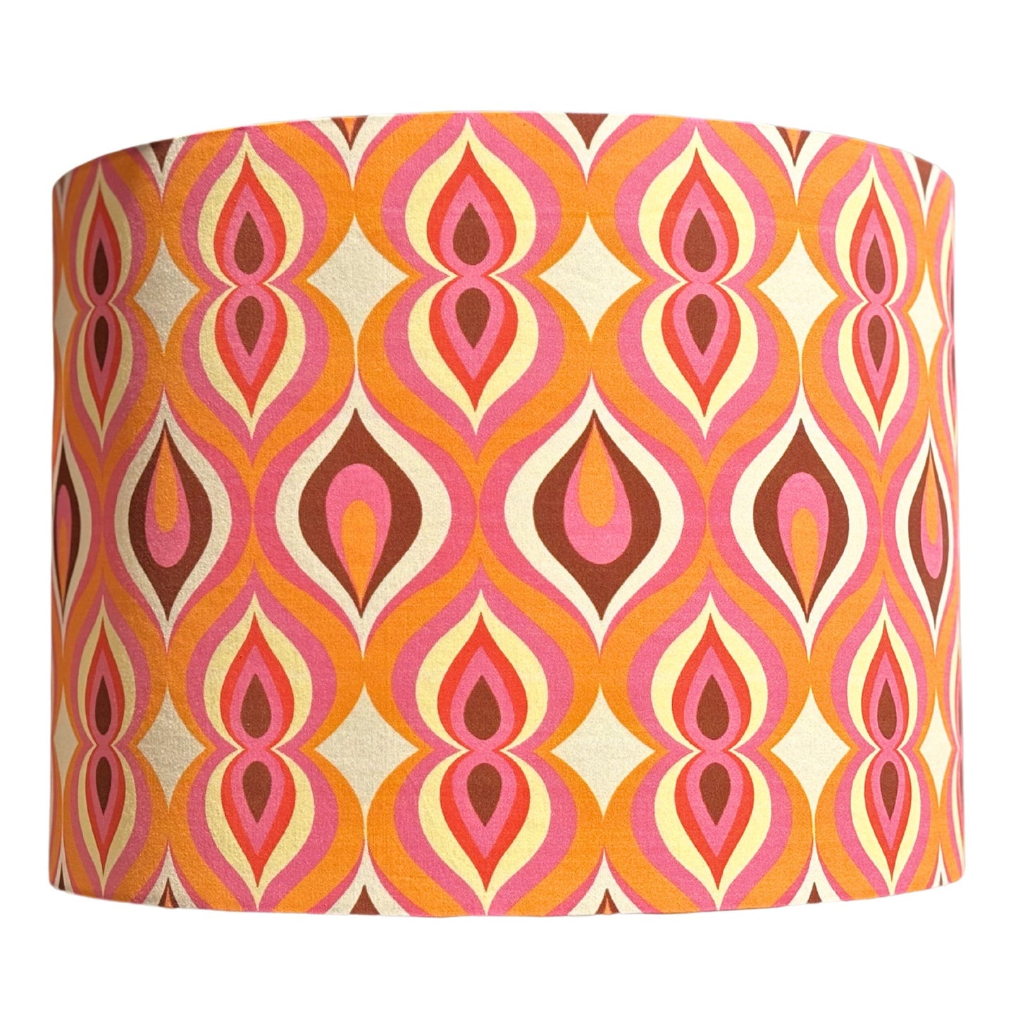 70s Pink & Orange retro lampshade