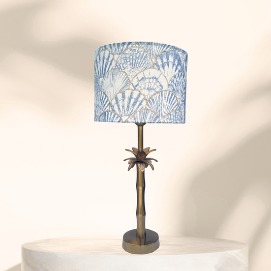 Shells - Palm Brass Table lamp