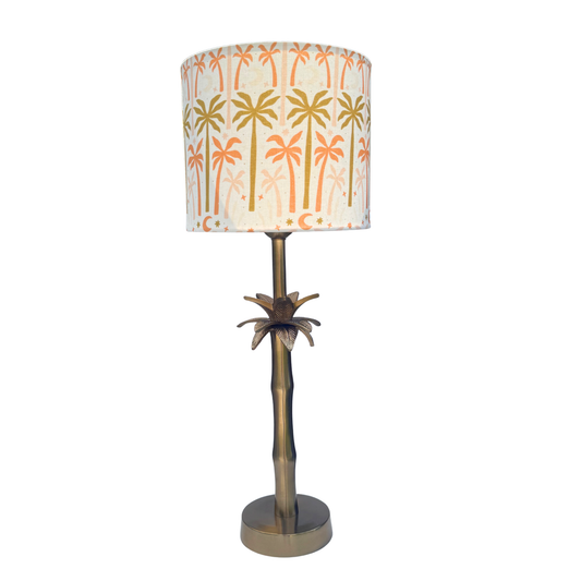 Summer Palms - Palm Brass Table lamp