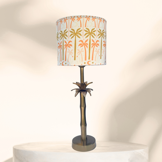 Summer Palms - Palm Brass Table lamp