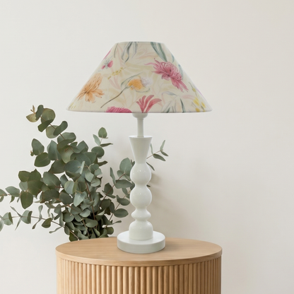Australian flowers - Brighton Ivory Table lamp