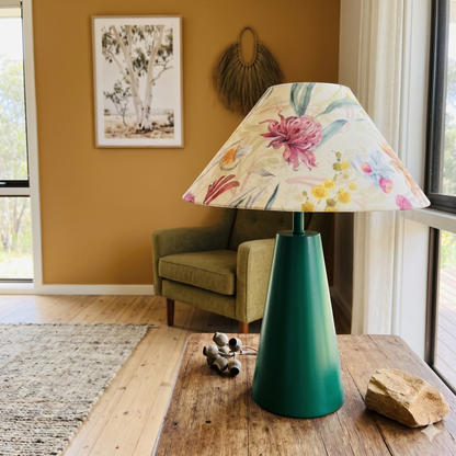 Australian Garden - Cone Green Table lamp