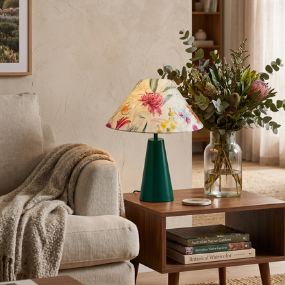 Australian Garden - Cone Green Table lamp