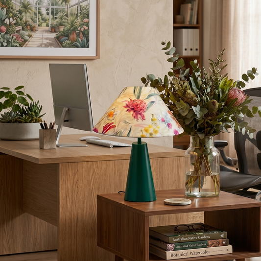 Australian Garden - Cone Green Table lamp