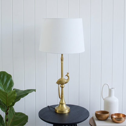 Linen off-white - Peacock Table lamp