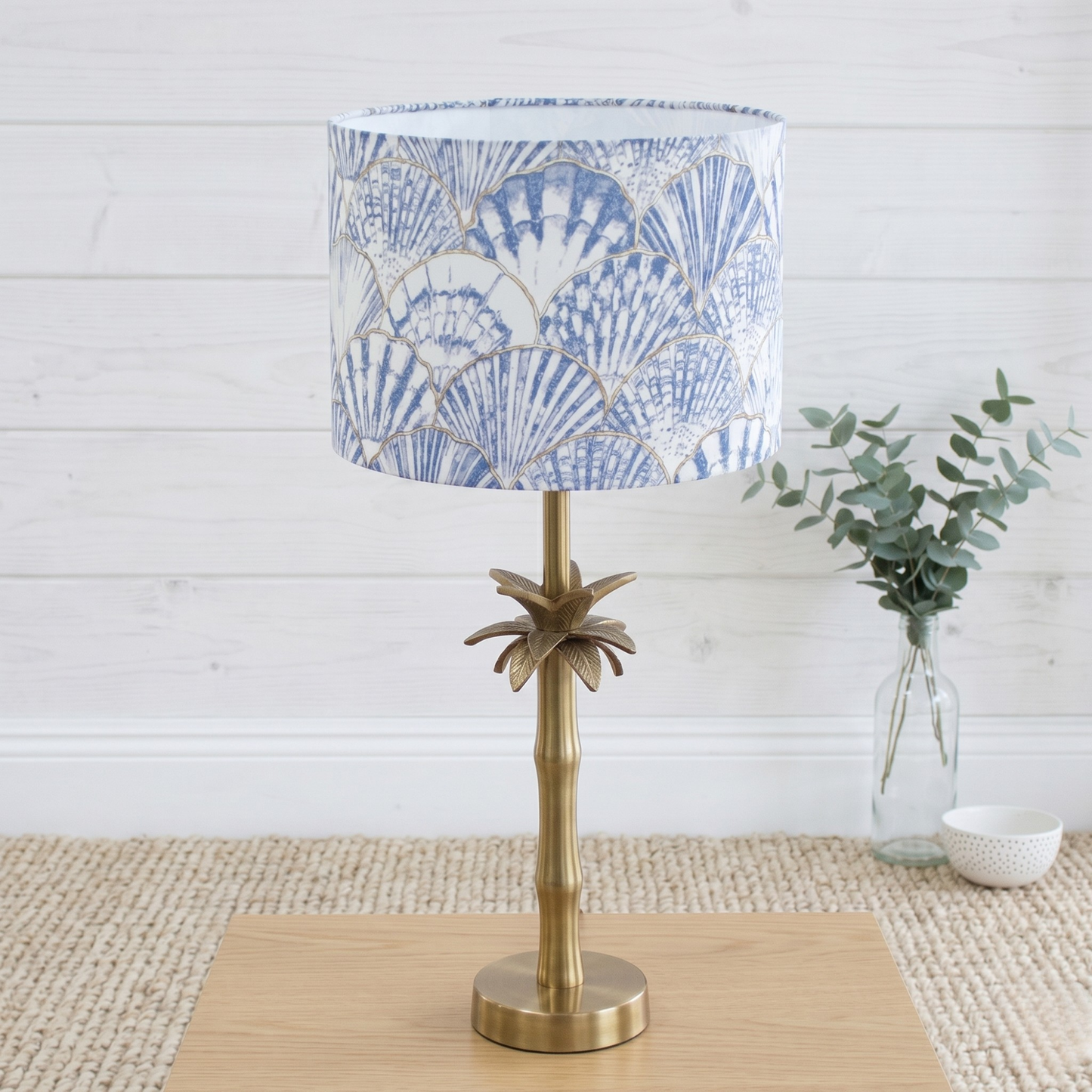 Shells - Palm Brass Table lamp