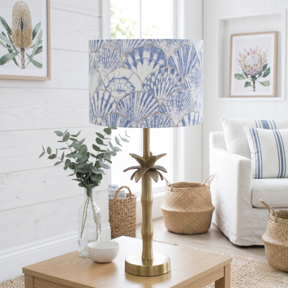 Shells - Palm Brass Table lamp