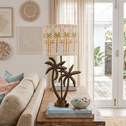 Summer Palm - Double Palm Table lamp