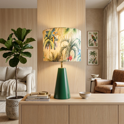 Tropical- Cone Green Table lamp