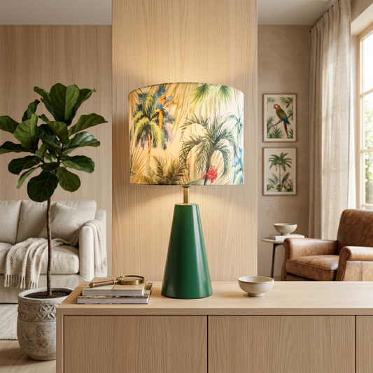 Tropical- Cone Green Table lamp