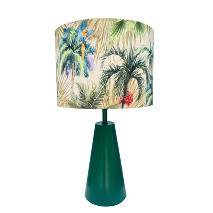 Tropical- Cone Green Table lamp