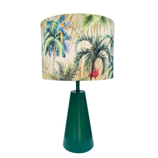 Tropical- Cone Green Table lamp