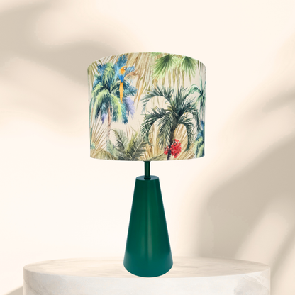 Tropical- Cone Green Table lamp