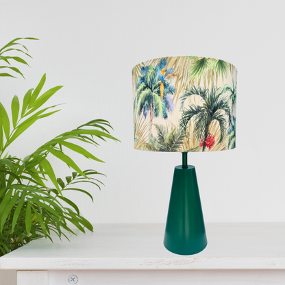 Tropical- Cone Green Table lamp