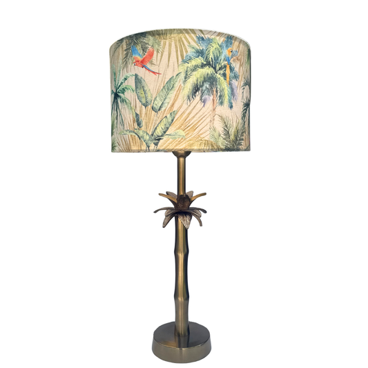 Tropical - Palm Brass Table lamp