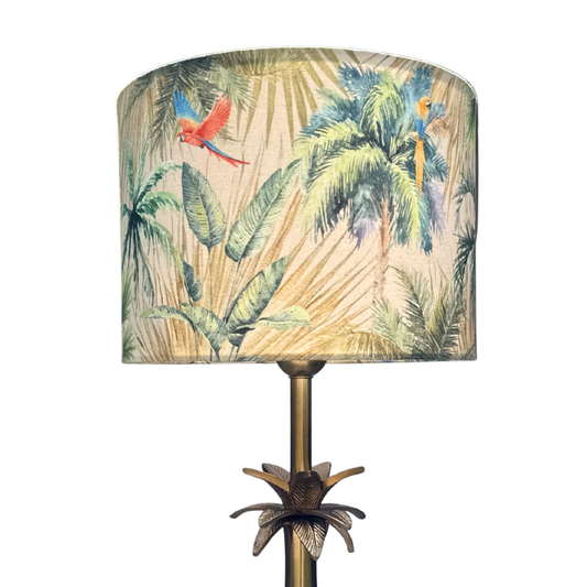 Tropical - Palm Brass Table lamp