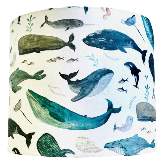 Whales lampshade
