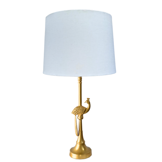 Linen off-white - Peacock Table lamp