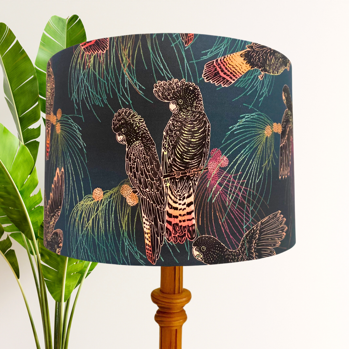 Red-tailed Black Cockatoo lampshades image 0