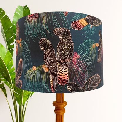 Red-tailed Black Cockatoo lampshades image 0