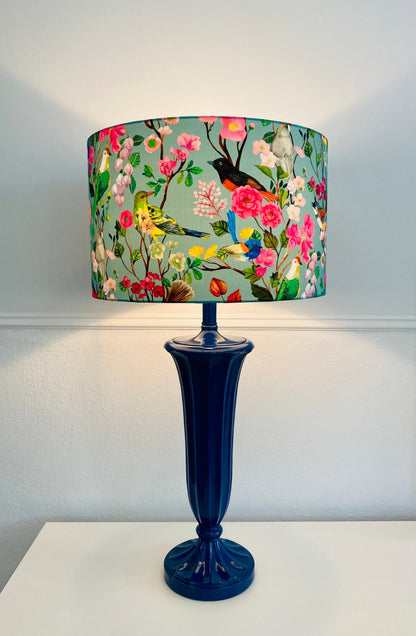 Birds and Flowers lampshade image 2