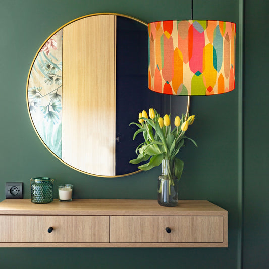 Multi Colour Mid Century lampshade image 1