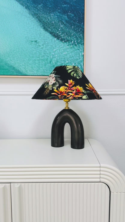 Hawaiian - Byron black Table lamp
