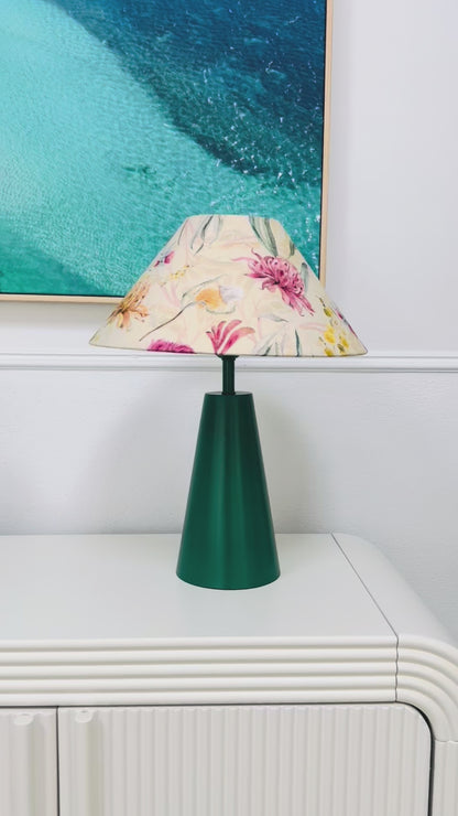 Australian Garden - Cone Green Table lamp