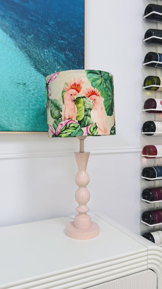 Pink Cockatoo - Brighton Blush Table lamp