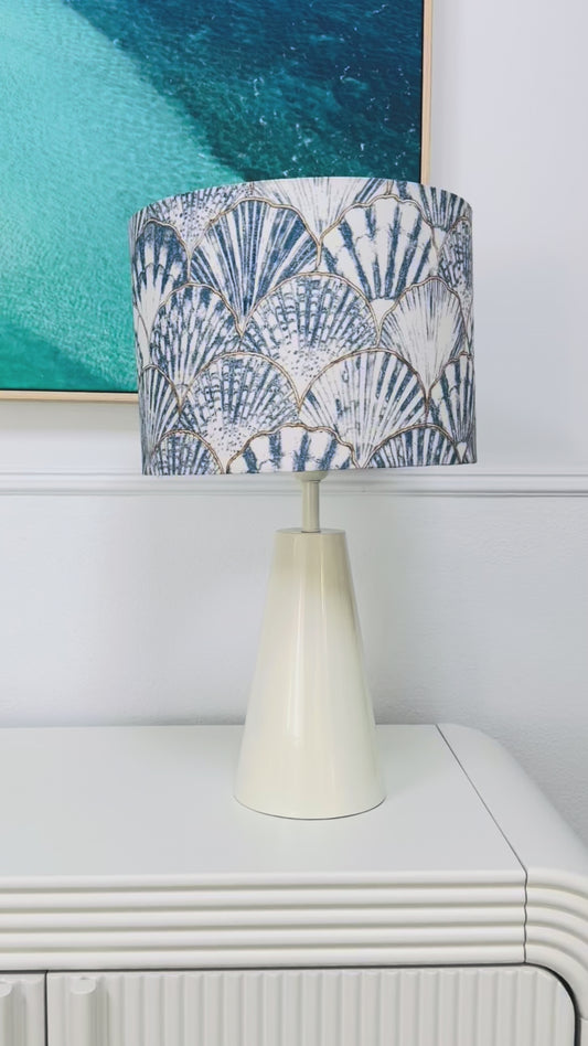 Shells coastal lamp shade  *Ready-Made*