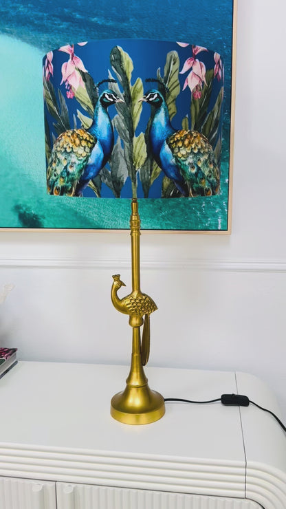 Peacock Table lamp